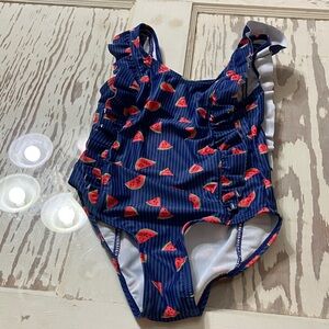 Andy & Evan Navy Watermelon One Piece Swimsuit